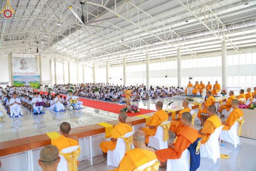 พิธีทอดกฐินสามัคคีเพื่อสร้างกำแพงแก้ว ณ ธุดงคสถานนครสวรรค์  วันที่ 19 พฤศจิกายน พ.ศ. 2566