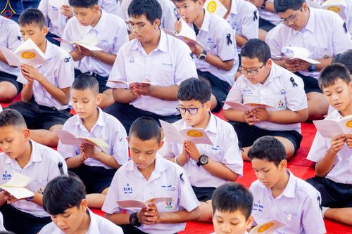 ภาพ No.289012:วันพุธที่ 17 ธันวาคม พ.ศ.2568 กิจกรรมเยาวชนไทยรวมใจทำความดี "เด็กดีมหานคร ต้นแบบด้านศีลธรรม" แข่งขันสอบตอบปัญหาศีลธรรมในพระพุทธศาสนา ครั้งที่ 7 และวันรวมพลังเด็กดี V-Star ประจำปี 2568 ณ วัดมหาธาตุยุวราชรังสฤษฎิ์ราชวรมหาวิหาร กรุงเทพมหานคร