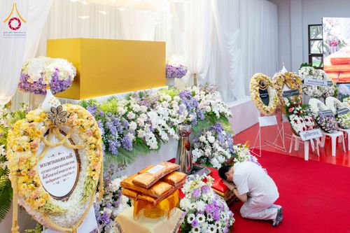 ภาพ No.315334:วันอังคารที่ 24 มีนาคม พ.ศ. 2569 พิธีบำเพ็ญกุศล คุณพ่อณรงค์ จินตมากุล  สิริอายุ 99 ปี 11 เดือน โยมบิดา พระครูปลัดรัตนวีรวัฒน์ (รังสฤษดิ์ อิทฺธิจินตโก) ที่ปรึกษาเจ้าคณะจังหวัดปทุมธานี เจ้าอาวาสวัดพระธรรมกาย  ณ ห้องปลูกศรัทธา 2 วัดพระธรรมกาย ปทุมธานี