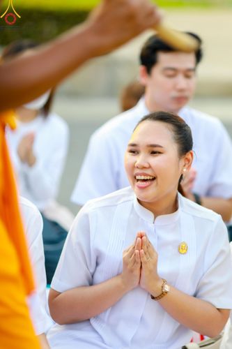 ภาพ No.120362:พิธีต้อนรับพระธรรมยาตรา ในโครงการธรรมยาตรา กตัญญูบูชา มหาปูชนียาจารย์ พระมงคลเทพมุนี(สด จนฺทสโร) พระผู้ปราบมาร อนุสรณ์สถาน 7 แห่ง ปีที่ 12 วันที่ 28 มกราคม พ.ศ. 2567 ณ วัดพระธรรมกาย จ.ปทุมธานี (ชุดที่ 2)