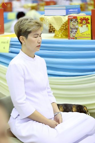 ภาพ No.236110:วันที่ 3 สิงหาคม พ.ศ. 2568 พิธีบูชาข้าวพระ ณ สภาธรรมกายสากล วัดพระธรรมกาย