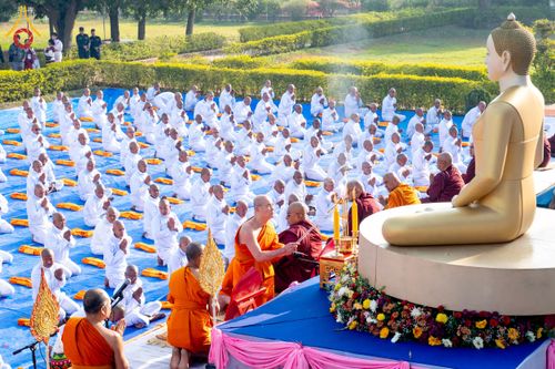 ภาพ No.210033:วันอังคารที่ 4 มีนาคม พ.ศ. 2568 พิธีบรรพชาสามเณรเนปาล 500 รูป ณ ลุมพินี ประเทศเนปาล