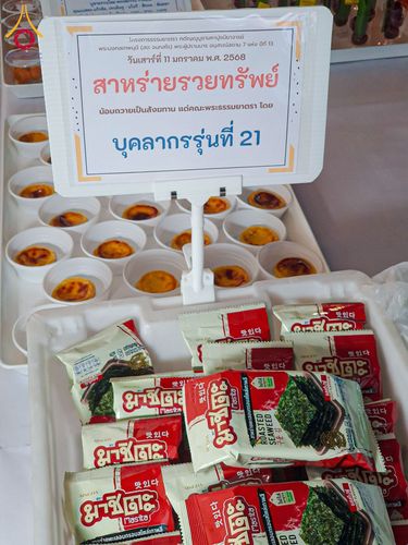 ภาพ No.193644:สาธุชนถวายภัตตาหารเป็นสังฆทาน แด่พระธรรมยาตรา ณ อนุสรณ์สถานคลองบางนางแท่น อ.สามพราน จ.นครปฐม ในโครงการธรรมยาตรา กตัญญูบูชา มหาปูชนียาจารย์ พระมงคลเทพมุนี(สด จนฺทสโร) พระผู้ปราบมาร อนุสรณ์สถาน 7 แห่ง ปีที่ 13 วันที่ 11 มกราคม พ.ศ. 2568