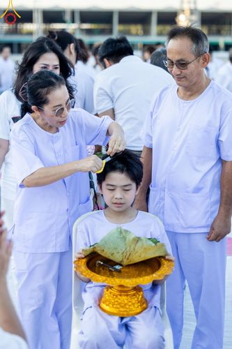 ภาพ No.132698:พิธีปลงผมยุวธรรมทายาท รุ่นที่ 32 มัชฌิมธรรมทายาท รุ่นที่ 28 ณ ลานธรรม วัดพระธรรมกาย วันเสาร์ที่ 30 มีนาคม พ.ศ. 2567