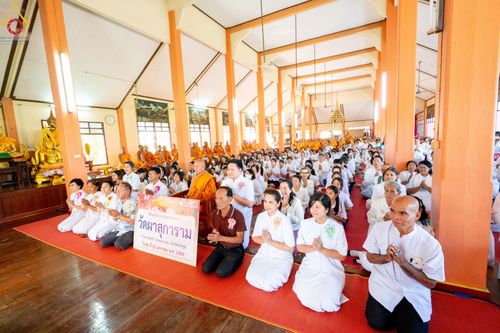 ภาพ No.200429:พิธีทอดผ้าป่าทำนุบำรุงศาสนสถาน ณ วัดผาสุการาม ตำบลบางไทรป่า อำเภอบางเลน จังหวัดนครปฐม ในโครงการธรรมยาตรา กตัญญูบูชา มหาปูชนียาจารย์ พระมงคลเทพมุนี(สด จนฺทสโร) พระผู้ปราบมาร อนุสรณ์สถาน 7 แห่ง ปีที่ 13 วันที่ 22 มกราคม พ.ศ. 2568