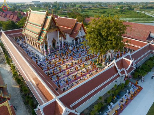 ภาพ No.110439:พิธีต้อนรับพระธรรมยาตรา ในโครงการธรรมยาตรากตัญญูบูชา มหาปูชนียาจารย์ พระมงคลเทพมุนี(สด จนฺทสโร) พระผู้ปราบมาร อนุสรณ์สถาน 7 แห่ง ปีที่ 12 วันที่ 11 มกราคม พ.ศ. 2567 ณ อนุสรณ์สถานลำดับที่ 3 สถานที่เกิดใหม่ในเพศสมณะ วัดสองพี่น้อง จ.สุพรรณบุรี