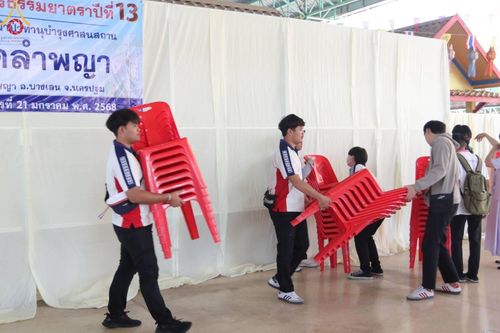 ภาพ No.199309:พิธีทอดผ้าป่าทำนุบำรุงศาสนสถาน ณ วัดลำพญา ตำบลลำพญา อำเภอบางเลน จังหวัดนครปฐม ในโครงการธรรมยาตรา กตัญญูบูชา มหาปูชนียาจารย์ พระมงคลเทพมุนี(สด จนฺทสโร) พระผู้ปราบมาร อนุสรณ์สถาน 7 แห่ง ปีที่ 13 วันที่ 21 มกราคม พ.ศ. 2568