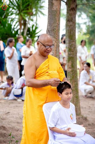 ภาพ No.213831:วันเสาร์ที่ 29 มีนาคม พ.ศ. 2568 พิธีตัดปอยผม ขอขมาผู้ปกครอง มอบบาตร-ผ้าไตร และพิธีบรรพชาสามเณร ณ ศูนย์ปฏิบัติธรรมจังหวัดระยอง (บ้านช่องลม) ต.บางบุตร อ.บ้านค่าย จ.ระยอง