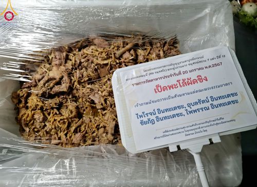 ภาพ No.115685:พิธีถวายภัตตาหารเป็นสังฆทาน แด่คณะพระธรรมยาตรา ปีที่ 12 วันที่ 20 มกราคม พ.ศ. 2567 ณ วัดโบสถ์(บน) บางคูเวียง จ.นนทบุรี