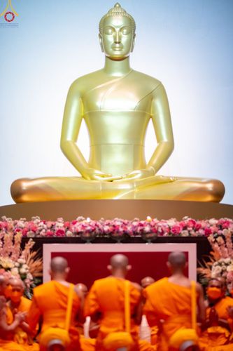 ภาพ No.84258:พิธีขอบรรพชา , พิธีขอสรณคมน์และศีล ,  พิธีรับบาตร , พิธีอุปสมบท ในโครงการบรรพชาอุปสมบทหมู่ธรรมทายาทรุ่นเข้าพรรษา และโครงการบรรพชาสามเณรโรงเรียนนานาชาติ รุ่นที่ 12 ณ โบสถ์พระไตรปิฎก วัดพระธรรมกาย วันที่ 22 กรกฎาคม พ.ศ. 2566