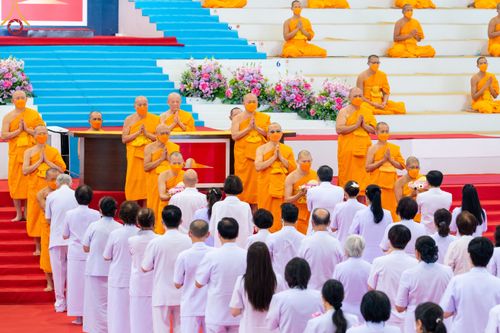 ภาพ No.77490:พิธีหล่อพระบรมพุทธเจ้า วัน อาทิตย์ที่ 12 มีนาคม พ.ศ. 2566 ณ วัดพระธรรมกาย จ.ปทุมธานี