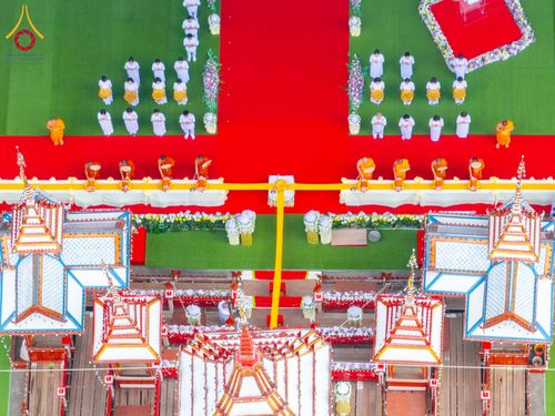 ภาพ No.316543:วันอาทิตย์ที่ 29 มีนาคม พ.ศ. 2569 พิธีทอดผ้าบังสุกุลและพิธีชำระร่าง โยมพ่อณรงค์ จินตมากุล  สิริอายุ 99 ปี 11 เดือน โยมบิดา พระครูปลัดรัตนวีรวัฒน์ (รังสฤษดิ์ อิทฺธิจินตโก) ที่ปรึกษาเจ้าคณะจังหวัดปทุมธานี เจ้าอาวาสวัดพระธรรมกาย  ณ ฌาปนสถานชั่วคราว ทางเข้า 