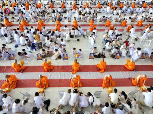 ภาพ No.321431:วันเสาร์ที่ 11 เมษายน พ.ศ.2569 พิธีขอบรรพชา พิธีขอสรณคมณ์และศีล, พิธีถวายบาตร พิธีอุปสมบท โครงการอุปสมบทหมู่ บูชาธรรมหลวงพ่อธัมมชโย พ.ศ.2569 โครงการอุปสมบทหมู่ธรรมทายาท ระดับอุดมศึกษา รุ่น 53 (ภาคฤดูร้อน) ณ วัดพระธรรมกาย ปทุมธานี