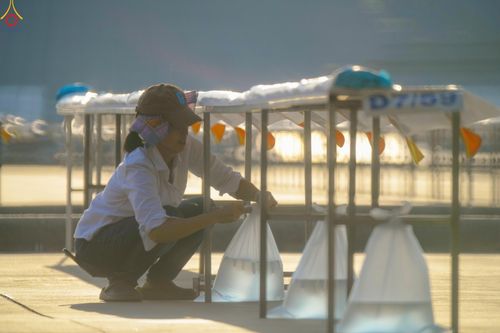 ภาพ No.321559:วันที่ 9-10 เมษายน พ.ศ.2569 การเตรียมงาน มัดถุงน้ำ ถ่วงขาโต๊ะไทยธรรม เพื่องานถวายมหาสังฆทาน 40,000 กว่าวัดทั่วประเทศ วันคุ้มครองโลก 22 เมษายน พ.ศ.2569 วัดพระธรรมกาย