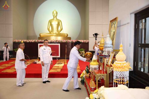 ภาพ No.341856:วันพุธที่ 29 กรกฎาคม พ.ศ. 2569 พิธีอุปสมบทสามเณรประโยค 9 นาคในพระบรมราชานุเคราะห์ ณ โบสถ์พระไตรปิฏก วัดพระธรรมกาย