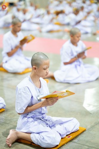 ภาพ No.79619:การปฎิบัติธรรมและกิจวัตรกิจกรรม ของนาคธรรมทายาท ในโครงการบรรพชาสามเณรฟื้นฟูพระพุทธศาสนาทั่วไทย และโครงการมัชฌิมธรรมทายาท วันที่ 4 เมษายน พ.ศ. 2566 ณ วัดพระธรรมกาย