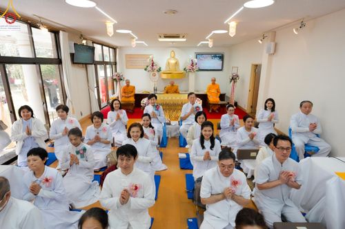 ภาพ No.132175:พิธีประดิษฐานยอดอุโบสถ บูชาธรรม 80 ปี หลวงพ่อธัมมชโย ณ วัดพระธรรมกายโทชิหงิ ประเทศญี่ปุ่น วันอาทิตย์ที่ 24 มีนาคม พ.ศ. 2567