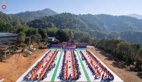 ภาพ No.125237:พิธีตักบาตรเนื่องในวันมาฆบูชา ณ สนามโรงเรียนบ้านนาเกียน  อำเภออมก๋อย จังหวัดเชียงใหม่ วันเสาร์ที่ ๒๔ กุมภาพันธ์ พ.ศ. ๒๕๖๗