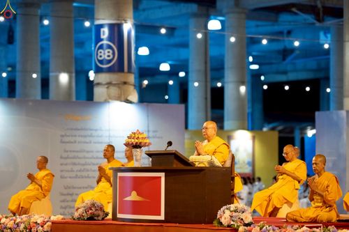 ภาพ No.241182:วันพุธที่ 27 สิงหาคม พ.ศ. 2568 พิธีฉลองชัยสวดมนต์ บทธัมมจักกัปปวัตตนสูตร ครบ 7,650,575,757 จบ ในวันธรรมชัย วัดพระธรรมกาย