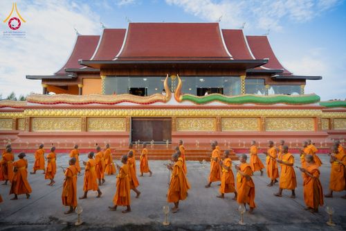 ภาพ No.210666:วันพฤหัสบดีที่ 13 มีนาคม พ.ศ. 2568  สมโภชพระประธานอุโบสถวัดป่าอุบลแก้ว จังหวัดอุบลราชธานี
