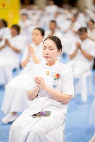 ภาพ No.244405:วันที่ 7 กันยายน พ.ศ. 2568 พิธีฉลองชัยสวดมนต์บทธัมมจักกัปปวัตตนสูตร 7,681,108,108 จบ ณ มหารัตนวิหารคด วัดพระธรรมกาย