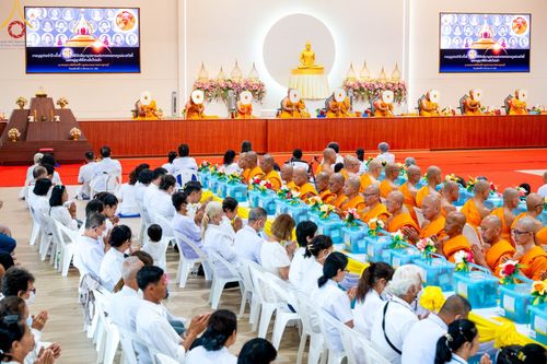 ภาพ No.87096:พิธีทักษิณานุปทานแด่บรรพชนตระกูลผ่องสวัสดิ์ และหมู่ญาติที่ล่วงลับไปแล้ว ณ มหาเจดีย์ทัตตชีโว ศูนย์อบรมเยาวชนกาญจนบุรี วันที่ 31 สิงหาคม พ.ศ. 2566
