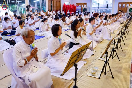 ภาพ No.112976:พิธีถวายภัตตาหารเป็นสังฆทาน แด่คณะพระธรรมยาตรา ปีที่ 12 วันที่ 16 มกราคม พ.ศ. 2567 ณ วัดโบสถ์(บน) บางคูเวียง จ.นนทบุรี