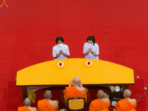 ภาพ No.88138:พิธีมุทิตาสักการะ เปรียญธรรม 9,6,3 และบาลีศึกษา 6,3  พิธีมอบดวงแก้วสามเณรทรงบาลีไวยากรณ์ วันอาทิตย์ 17 กันยายน พ.ศ. 2566 ณ สภาธรรมกายสากล วัดพระธรรมกาย