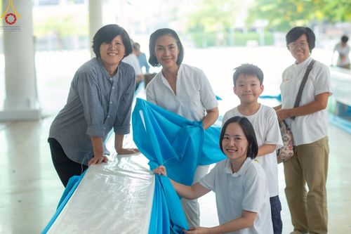 ภาพ No.218621:วันพฤหัสบดีที่ 17 เมษายน พ.ศ. 2568 การเตรียมงานในลานธรรม , สภาธรรมกายสากล , วิหารคด  เพื่องานวันคุ้มครองโลก 22 เมษายน พ.ศ. 2568