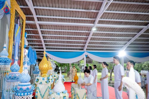 ภาพ No.148186:กิจกรรมเฉลิมพระเกียรติ สมเด็จพระนางเจ้าสิริกิติ์ พระบรมราชินีนาถ พระบรมราชชนนีพันปีหลวง เนื่องในโอกาสวันเฉลิมพระชนมพรรษา วันจันทร์ที่ 12 สิงหาคม พ.ศ. 2567 ณ อาคารโถงช้างฯ วัดพระธรรมกาย 