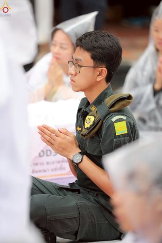 ภาพ No.245822:วันที่ 13-14 กันยายน พ.ศ. 2568 เจ้าหน้าที่ทุกสถานะ ทุกส่วนงาน ร่วมแรงร่วมใจ ปฏิบัติหน้าที่ เตรียมงาน เก็บงาน ตักบาตรพระ 555 รูป อ.เบตง จยะลา