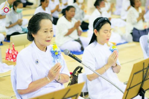 ภาพ No.120607:พิธีถวายภัตตาหารเป็นสังฆทาน แด่คณะพระธรรมยาตรา ปีที่ 12 วันที่ 29 มกราคม พ.ศ. 2567 ณ สภาธรรมกายสากล วัดพระธรรมกาย