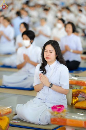 ภาพ No.143218:พิธีถวายภัตตาหารเพื่อเป็นกำลังแห่งการเข้าถึงธรรม ของพระภิกษุสามเณร วัดพระธรรมกาย วันเสาร์ที่ 6 กรกฏาคม พ.ศ. 2567 ณ หอฉันคุณยายอาจารย์ วัดพระธรรมกาย จ.ปทุมธานี