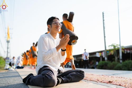ภาพ No.116658:พิธีต้อนรับพระธรรมยาตรา ปีที่ 12 ณ อนุสรณ์สถานบางปลา จ.นครปฐม วันที่ 21 มกราคม พ.ศ. 2567