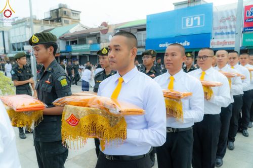 ภาพ No.126079:พิธีทำบุญเมืองนครราชสีมา ฉลอง 556 ปี ตักบาตรพระ 10,000 รูป ในวันเสาร์ที่ 2 มีนาคม พ.ศ.2567 ณ อนุสาวรีย์ท้าวสุรนารี จ.นครราชสีมา จัดโดย คณะสงฆ์จังหวัดนครราชสีมา ร่วมกับสำนักงานจังหวัดนครราชสีมา
