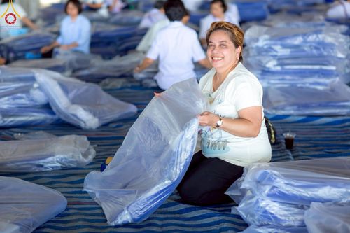 ภาพ No.218658:วันพฤหัสบดีที่ 17 เมษายน พ.ศ. 2568 การเตรียมงานในลานธรรม , สภาธรรมกายสากล , วิหารคด  เพื่องานวันคุ้มครองโลก 22 เมษายน พ.ศ. 2568