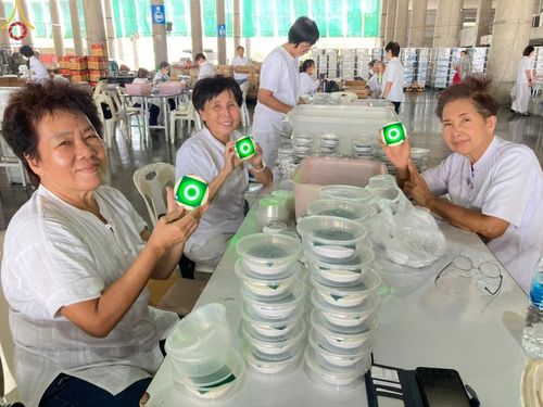 ภาพ No.61379:V.36 ทุ่มเทเพื่อพ่อ 80 ปี ภาพการเตรียมงานของหน่วยงานต่างๆ เพื่อพิธีฉลองอายุวัฒนมงคล 80 ปี หลวงพ่อธัมมชโย และรับถวายมหาสังฆทาน 10,000 กว่าวัดทั่วประเทศ ในวันคุ้มครองโลก จันทร์ที่ 22 เมษายน พ.ศ.2567