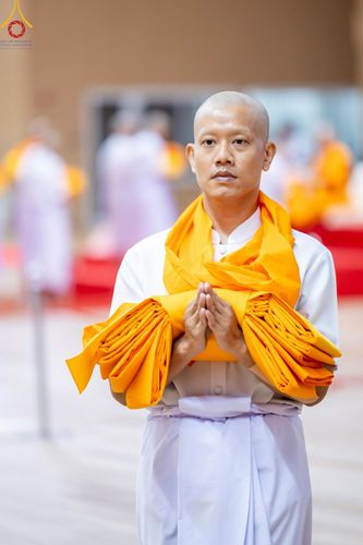 ภาพ No.217228:วันเสาร์ที่ 12 เมษายน พ.ศ. 2568 พิธีบรรพชา พิธีขอศีลและขอนิสสัย พิธีมอบบาตร ในโครงการอุปสมบทหมู่ บูชาธรรมหลวงพ่อธัมมชโย, โครงการธรรมทายาท ระดับอุดมศึกษา รุ่นที่ 52 ,  โครงการบวชพระนานาชาติ AEC & WAB CEO รุ่นที่ 4 ณ วัดพระธรรมกาย