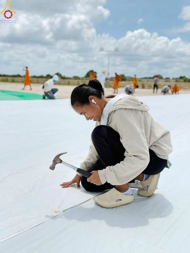 ภาพ No.211271:วันเสาร์ที่ 15 มีนาคม พ.ศ. 2568  การเตรียมงานของเจ้าหน้าที่ เพื่องานฉลองปทุมเจดีย์ ณ ศูนย์อบรมเยาวชนปัตตานี