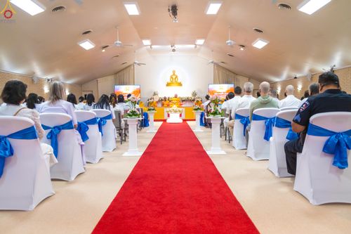 ภาพ No.284367:วันอาทิตย์ที่ 19 ตุลาคม พ.ศ.2568  พิธีทอดกฐินสามัคคี ณ วัดพระธรรมกายเท็กซัส สหรัฐอเมริกา