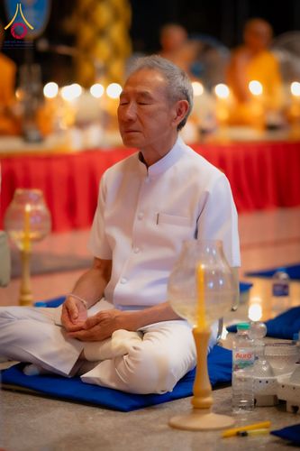 ภาพ No.210790:วันพฤหัสบดีที่ 13 มีนาคม พ.ศ. 2568  สมโภชพระประธานอุโบสถวัดป่าอุบลแก้ว จังหวัดอุบลราชธานี