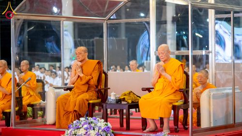 ภาพ No.316719:วันอาทิตย์ที่ 29 มีนาคม พ.ศ. 2569 พิธีทอดผ้าบังสุกุลและพิธีชำระร่าง โยมพ่อณรงค์ จินตมากุล  สิริอายุ 99 ปี 11 เดือน โยมบิดา พระครูปลัดรัตนวีรวัฒน์ (รังสฤษดิ์ อิทฺธิจินตโก) ที่ปรึกษาเจ้าคณะจังหวัดปทุมธานี เจ้าอาวาสวัดพระธรรมกาย  ณ ฌาปนสถานชั่วคราว ทางเข้า 