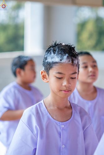 ภาพ No.316840:วันเสาร์ที่ 28 มีนาคม พ.ศ.2569 พิธีปลงผมนาคธรรมทายาท โครงการสามเณรยุวธรรมทายาท รุ่นที่ 34 โครงการสามเณรมัชฌิมธรรมทายาท รุ่นที่ 30 ณ มหารัตนวิหารคด 13 วัดพระธรรมกาย