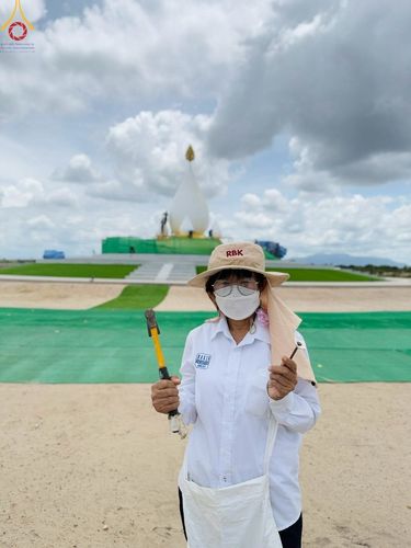 ภาพ No.211275:วันเสาร์ที่ 15 มีนาคม พ.ศ. 2568  การเตรียมงานของเจ้าหน้าที่ เพื่องานฉลองปทุมเจดีย์ ณ ศูนย์อบรมเยาวชนปัตตานี