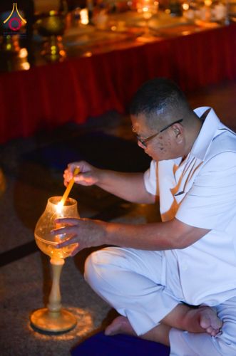 ภาพ No.210800:วันพฤหัสบดีที่ 13 มีนาคม พ.ศ. 2568  สมโภชพระประธานอุโบสถวัดป่าอุบลแก้ว จังหวัดอุบลราชธานี