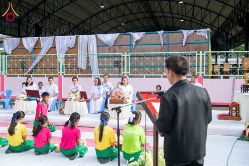 ภาพ No.342546:วันที่ 5 สิงหาคม พ.ศ. 2569  กิจกรรมตักบาตรโครงการรักความดี เพื่อเผยแผ่งานพระพุทธศาสนา  ศูนย์คมนาคม วัดพระธรรมกาย ณ โรงเรียนสังข์อ่ำ อ.คลองหลวง จ.ปทุมธานี