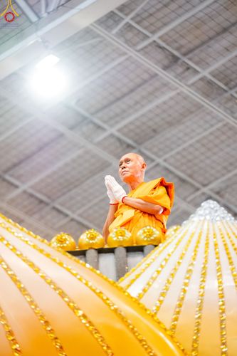 ภาพ No.77771:พิธีหล่อพระบรมพุทธเจ้า ทิศตะวันตก  วันอาทิตย์ที่ 19 มีนาคม พ.ศ. 2566 ณ วัดพระธรรมกาย จ.ปทุมธานี