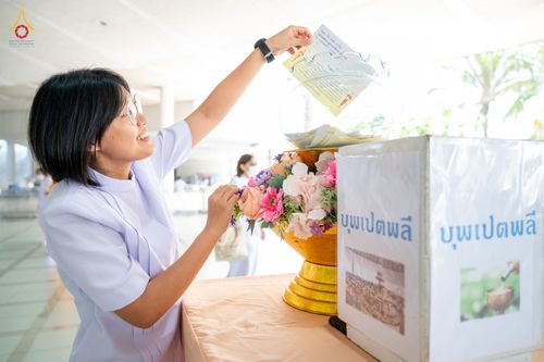 ภาพ No.90601:พิธีบุพเปตพลี  ครั้งที่ 141 ร่วมอุทิศบุญแด่หมู่ญาติที่ล่วงลับไปแล้ว และสืบทอดอายุพระพุทธศาสนา วันพฤหัสบดีที่ 14 ตุลาคม พ.ศ.2566 วันพระแรม 15 ค่ำ เดือน 10 ณ หอฉันคุณยายอาจารย์ฯ วัดพระธรรมกาย