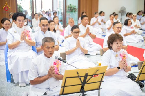 ภาพ No.336287:วันจันทร์ที่ 22 มิถุนายน พ.ศ.2569 พิธีอัญเชิญพระธรรมกาย และบรรจุพระบรมสารีริกธาตุ  ภายในเกศดอกบัวตูม องค์พระประธาน ณ อาคารสมปรารถนา วัดกลางธนรินทร์ ต.บ้านแป้ง อ.พรหมบุรี จ.สิงห์บุรี