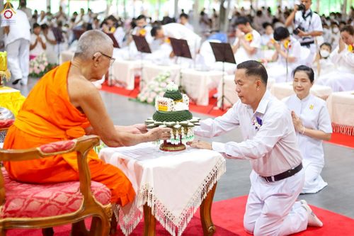 ภาพ No.228102:วันอาทิตย์ที่ 8 มิถุนายน พ.ศ. 2568 พิธีตักบาตรพระ 500 รูป ปีที่ 10 ณ ธุดงคสถานล้านนา อำเภอสันทราย จังหวัดเชียงใหม่